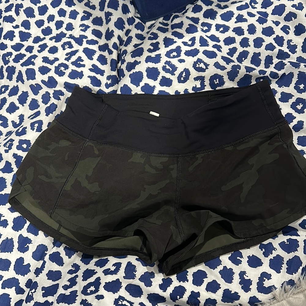 lulu camo shorts
